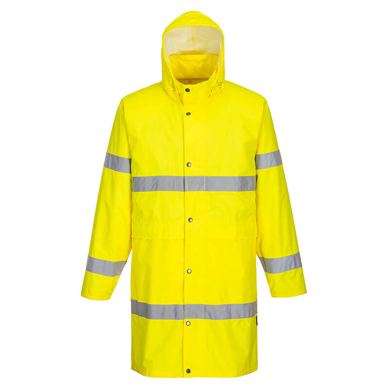 Portwest Hi-Vis Rain Coat 100cm 