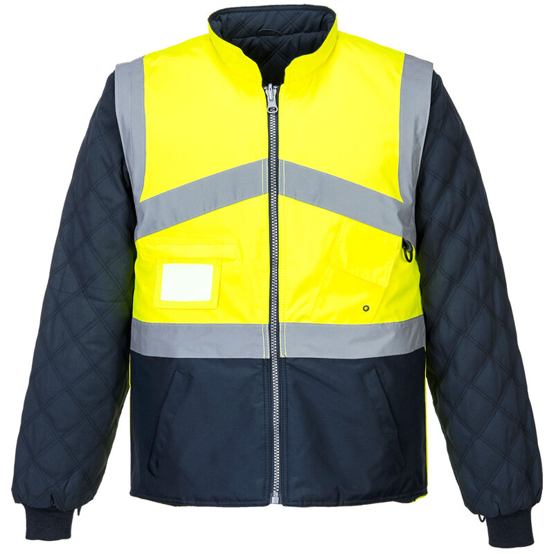 Portwest Hi-Vis Breathable 2-in-1 Contrast Reversible Jacket