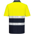 Portwest Hi-Vis Lightweight Contrast Polo Shirt S/S 